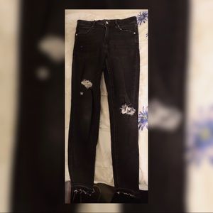 Abercrombie & Fitch Black Ripped Jeans